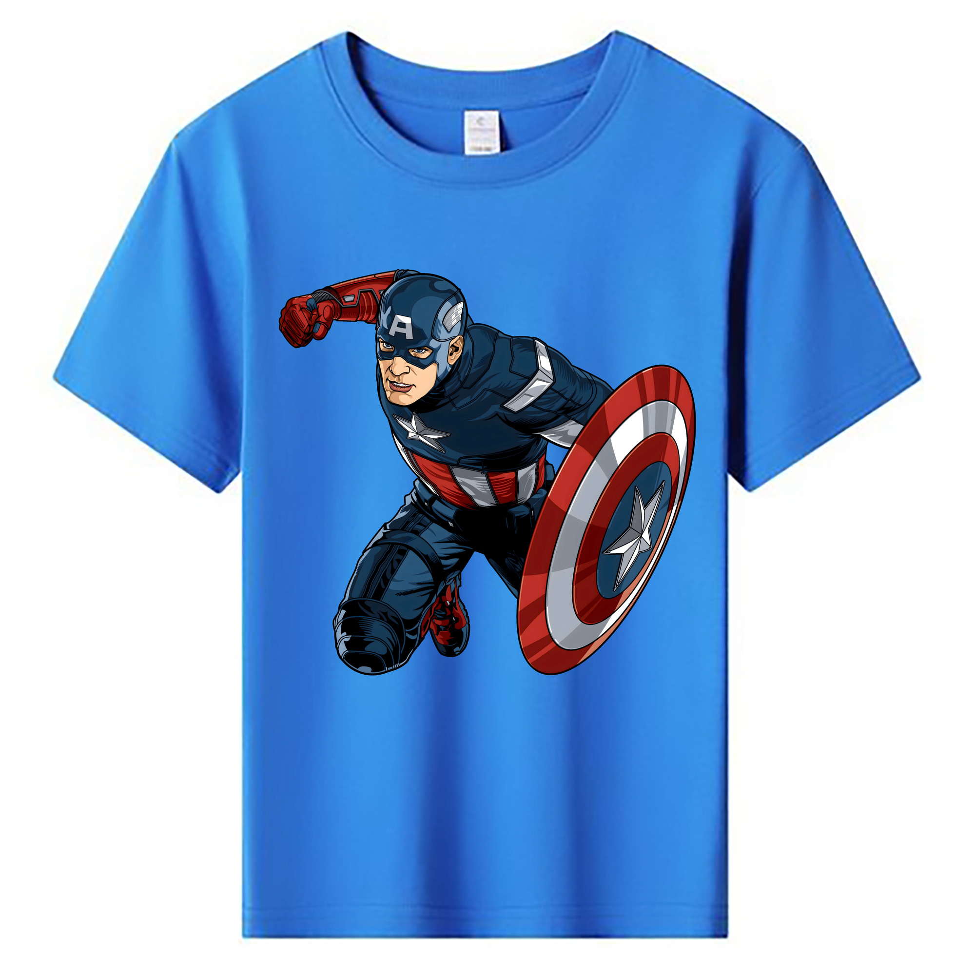 （画像用） アベンジャーズ The Avengers 綿100％キッズTシャツ（フロントプリント）